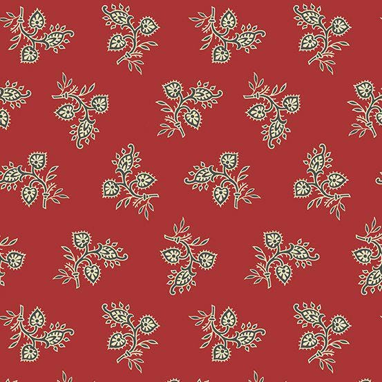 Veranda by Renee Nanneman for Andover A 152-Red sold by the 1/2 yd.