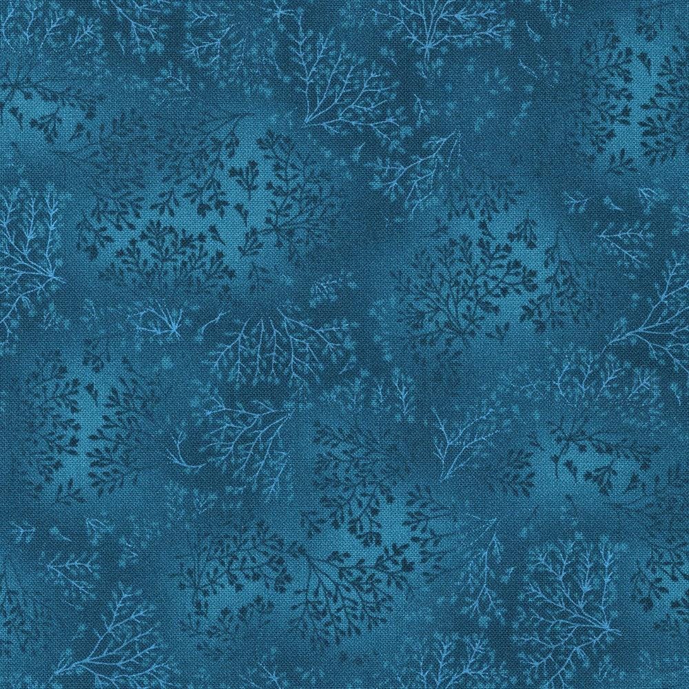 Fusions 7 by Robert Kaufman 5573-78 Peacock 22.5" remnant