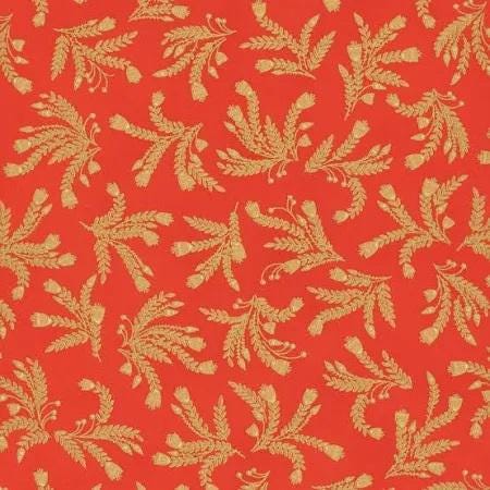 Ancient Beauty by StudioRK for Robert Kaufman 22116-118 Ruby sold by the 1/2 yd.