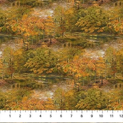 Naturescapes Wilderness by Greg Alexander DP27788-37 Rust Multi sold by the 1/2 yd.
