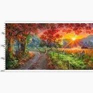 Through The Forest Light Panel by Abraham Hunter for 3 Wishes 35"X44"