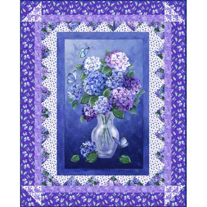 Pretty Points Quilt kit by Northcott Fabrics 48"X60"