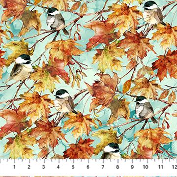 Autumn Breeze by Deborah Edwards and Melanie Samra for Northcott DP28057-62 sold by the 1/2 yd.