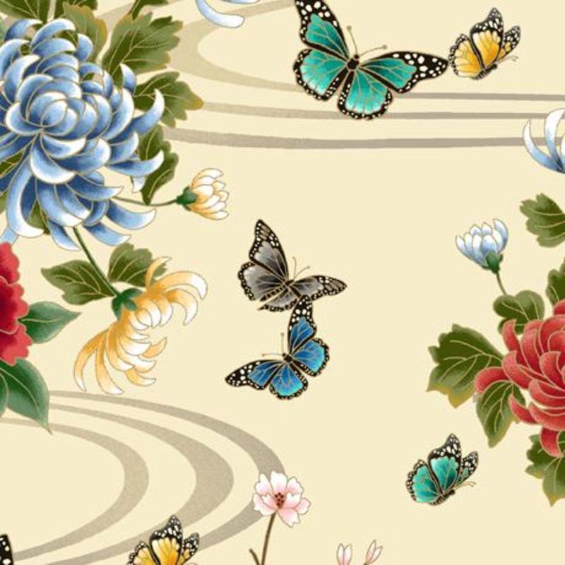 Dynasty by Eun Young Otsuki for Quilting Treasures 2600-30245-E sold by the 1/2 yd.