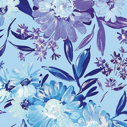 Shimmering Twilight by Kanvas 12509P Blue sold by the 1/2 yd.