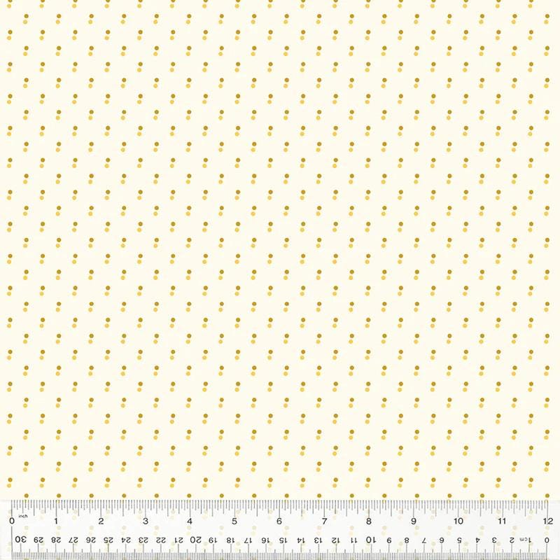 Bonny by Denvse Schmidt for Windham Fabrics 53648-7 Ochre sold by the 1/2 yd.