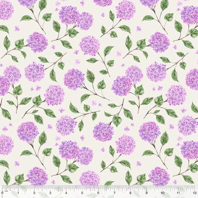 Summer Bliss by Whistler Studios for Windham Fabrics 53707-4 sold by the 1/2 yd.