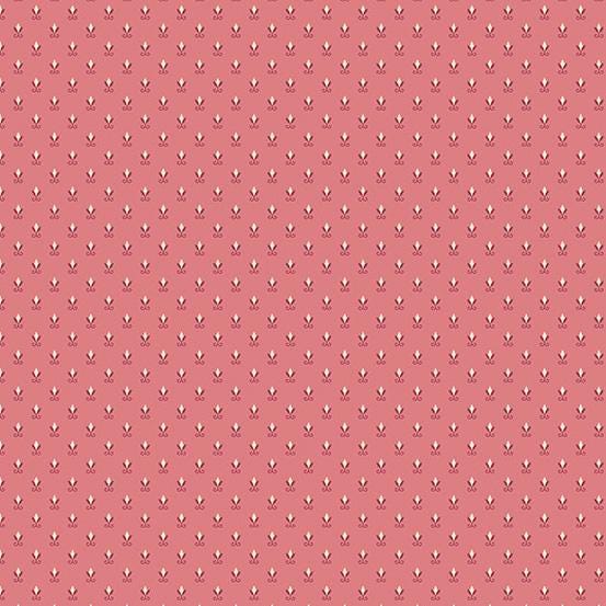 French Mill Pink Foulard by Andover Fabrics A-740-E Pink sold by the 1/2 yd.