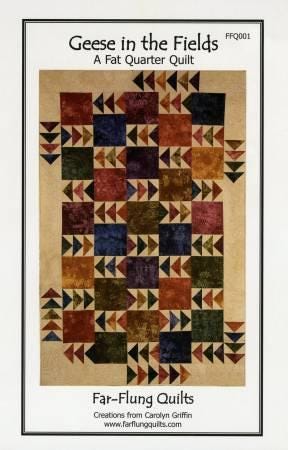Geese In The Fields Quilt Pattern by Carolyn Griffin 57"X87"