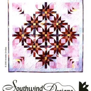 Mexican Stars Quilt Pattern by Annette Ornelas 34-1/2"X34-1/2"