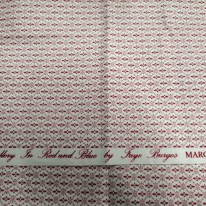 Gallery In Red by Faye Burgos for Marcus Fabrics  15" remnant