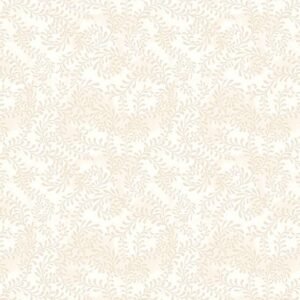 Swirling Leaves by Wilmington Prints 27650-102 Ivory sold by the 1/2 yd.