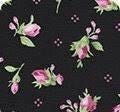 Pretty Sweet by Debbie Beaves for Robert Kaufman 20152-2 Black one yard 8" remnant