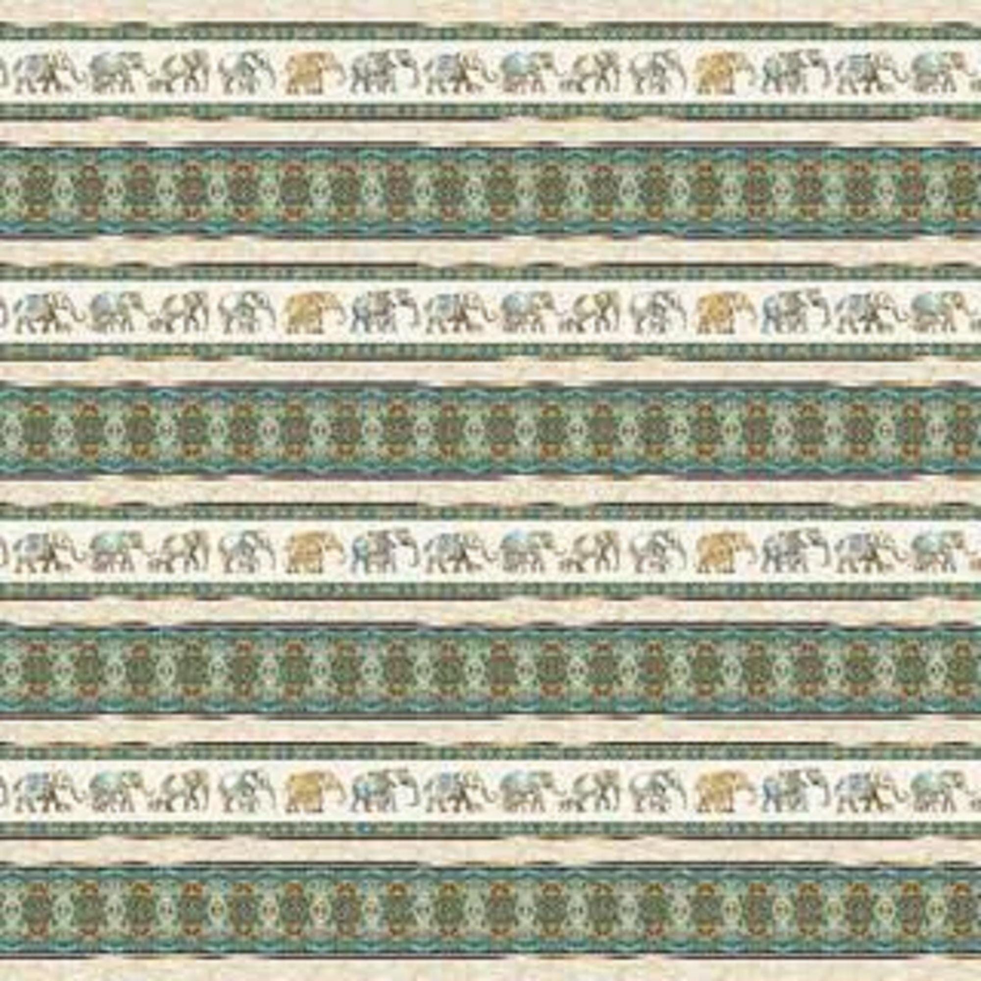 Kindred Spirits Border Stripe by Morris Creative Group for Q.T. Fabrics 30672X sold by the 1/2 yd.