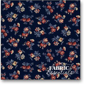 Victory Garden by Wing And A Prayer for Timeless Treasures JT-CD2110-Navy sold by the 1/2 yd.