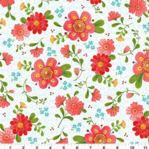 All A Flutter by Suzanne Cruise for Quilting Treasures 26359-Z one yard 21" remnant