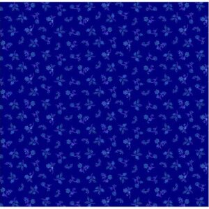 Indigo Garden by Timeless Treasures CD3416 Royal Blue sold by the 1/2 yd.