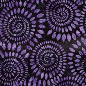 Dahlias Expressions by Riley Blake Designs 23101-167 Grape/Coral sold by the 1/2 yd.