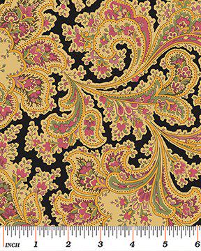 Malabar 108" Wide by Benartex 2283W-12 Ebony 3-1/2 yard cut