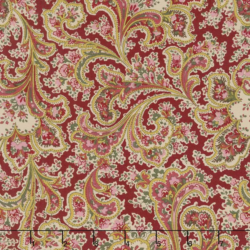 Malabar 108" Wide by Benartex 2283W-10B Claret 3-1/2 yard cut