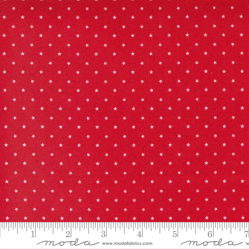 Zinnia Twinkle By Moda Fabrics 24106-44 Cherry 1/2 yard remnant
