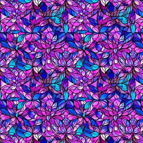 Night Flight by Quilting Treasures 30755-P Magenta sold by the 1/2 yd.