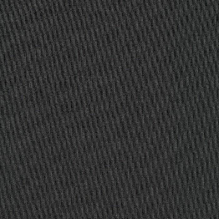 Kona Cotton by Robert Kaufman K221-1071 Charcoal sold by the 1/2 yd.