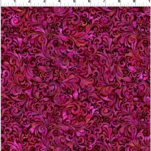Prism II by Jason Yenter for In The Beginning 24JYQ-1 Magenta Swirls sold by the 1/2 yd.