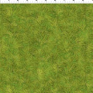 Prism II by Jason Yenter for In The Beginning 26JYQ-1 Green Ferns sold by the 1/2 yd.