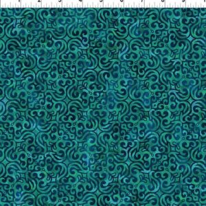 Prism II by Jason Yenter for In The Beginning 27JYQ-2 Aqua Mosaic sold by the 1/2 yd.