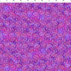 Prism II by Jason Yenter for In The Beginning 23JYQ-3 Fuschia Blooms sold by the 1/2 yd.