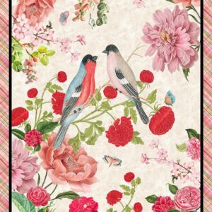Romance Panel by Catriona Crehan for Blank Quilting 3774P-42 24"X44"