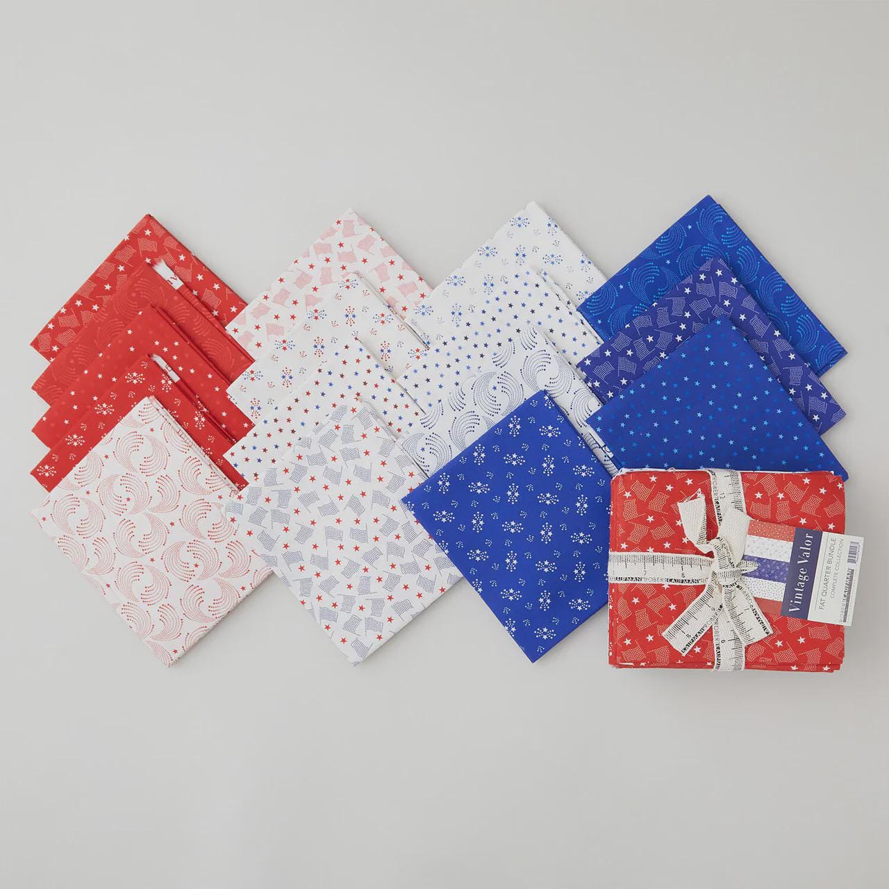 Vintage Valor Fat Quarter Bundle by Studio RK for Robert Kaufman Fabrics FQB6415 16 Fat Quarters