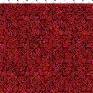Prism II by Jason Yenter for In The Beginning 25JYQ-1 Crimson Brocade  sold by the 1/2 yd.