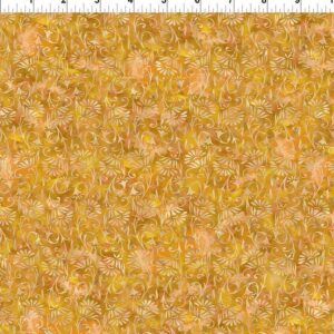 Prism II by Jason Yenter for In The Beginning 23JYQ-2 Yellow Blooms  sold by the 1/2 yd.