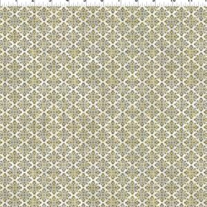 Carpet Bag Romance by Jason Yenter for In The Beginning Fabrics 8CBR-2 Green Medallions sold by the 1/2 yd.