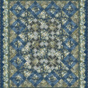 Carpet Bag Romance Quilt Pattern by Jason Yenter for In The Beginning 86-1/2"X103-1/2"