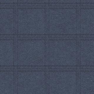 Woolies Tartan Grid Flannel by Bonnie Sullivan for Maywood Studios MASF18511-Navy 2 yd. remnant