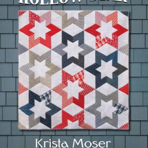 Hollow Star quilt pattern by Krista Moser size 81"X84"