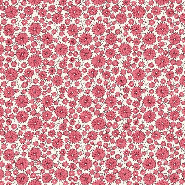 Aunt Grace Sundance by Judie Rothermel for Marcus Fabrics R35-1525-d Pink sold by the 1/2 yd.