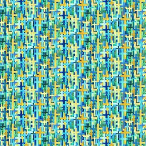 Risen Stained Glass by Deborah Edwards for Northcott Fabrics DP28662-48 Blue sold by the 1/2 yard