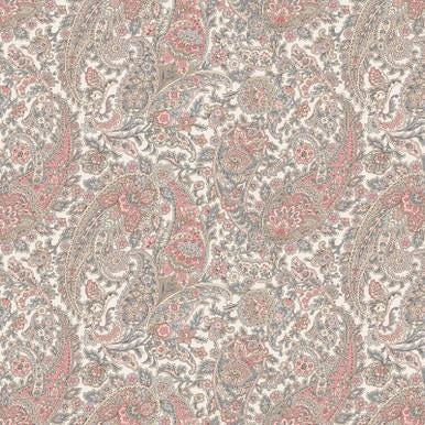 Meadow Blush Paisley by Maywood Studio MAS11134-Z Multi sold by the 1/2 yd.