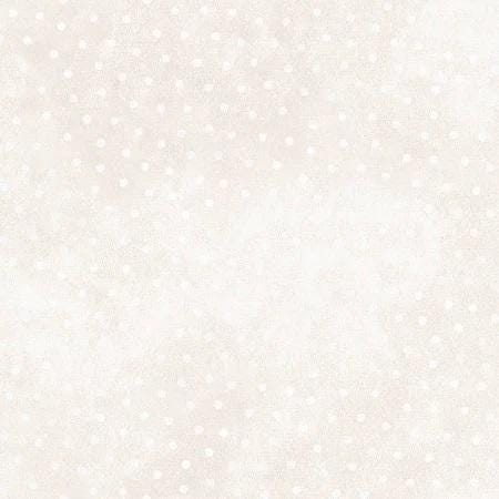 Woolies Flannel by Maywood Studios MASF18506-EW Lt. Cream Polka Dots sold by the 1/2 yd.