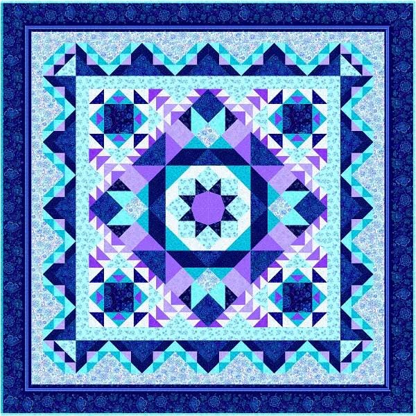 Labradorite Quilt Kit by Timeless Treasures 94"X94"