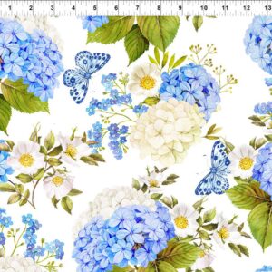 Periwinkle Spring by Jason Yenter for In The Beginning 1PS-1 Multi  34" remnant