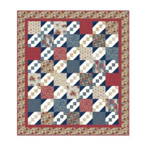 Squares and grooves Quilt Pattern PTNP113 77"X89"
