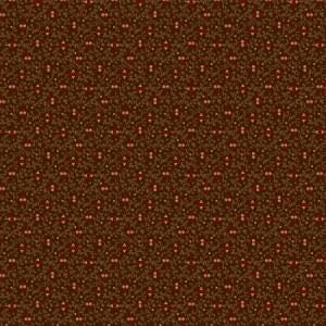 Mercantile Flannels by Pam Buda for Marcus Fabrics F171116 Brown sold by the 1/2 yd.