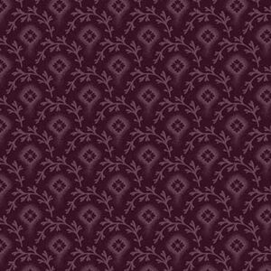 Mercantile Flannels by Pam Buda for Marcus Fabrics F171114 Purple sold by the 1/2 yd.