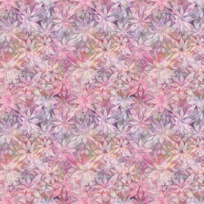 Calico Cat Shadow Floral Texture by Timeless Treasures CD4119 Pink sold by the 1/2 yd.
