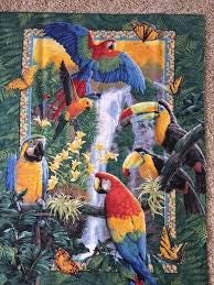 Wings Of Paradise Panel by Springs International #5970 35"X44"